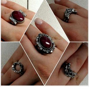 Chloe + Isabel Rebel Café Society Stackable Rings - R128SRE